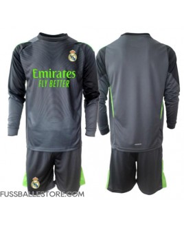 Günstige Real Madrid Torwart 3rd trikot Kinder 2025-26 Langarm (+ Kurze Hosen)